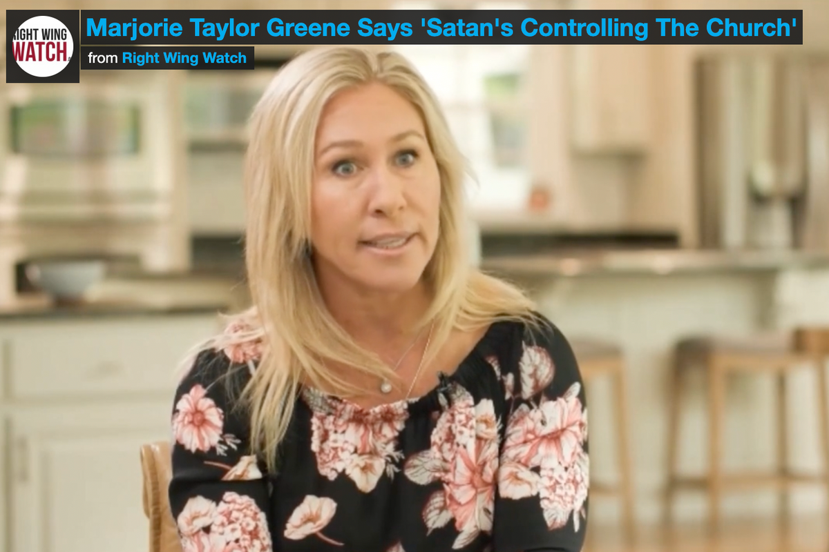 Marjorie Taylor Greene Asks Who's Running The Catholics, Could It Be Satan?