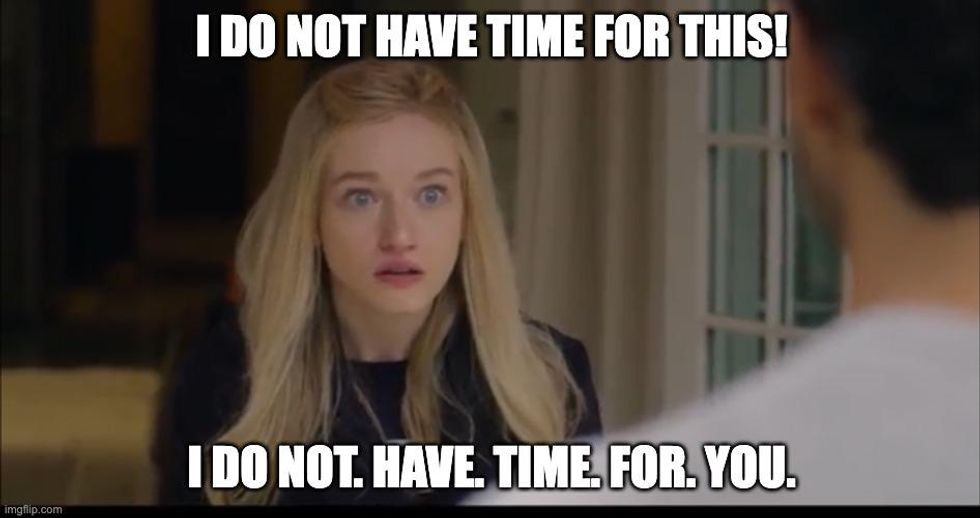 Anna Delvey Boss Meme: I do not have time for this. I do not have time for you.