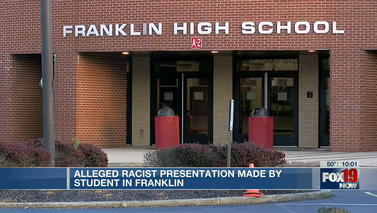 Ohio High Schooler's Racist And Sexist Slides For Presentation On Animal Cruelty Spark Outrage