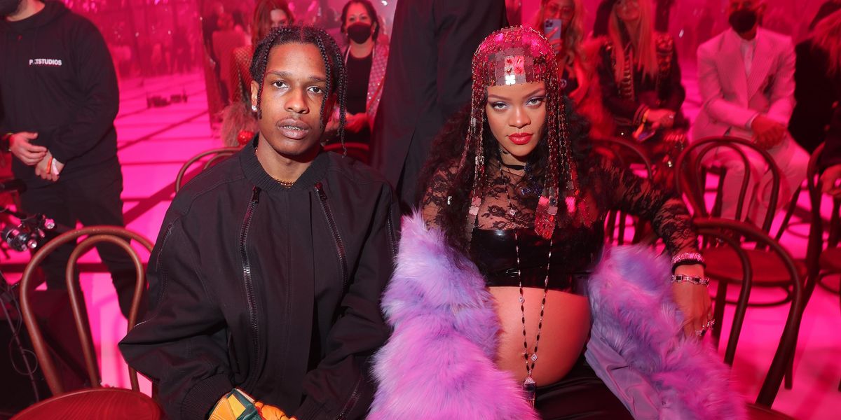 A$AP Rocky and Rihanna Threw a 'Rave Shower'