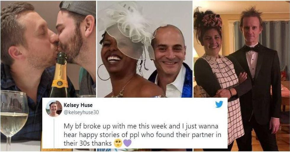 A 30-year-old woman got dumped but hundreds cheered her up by sharing how they found love after 30