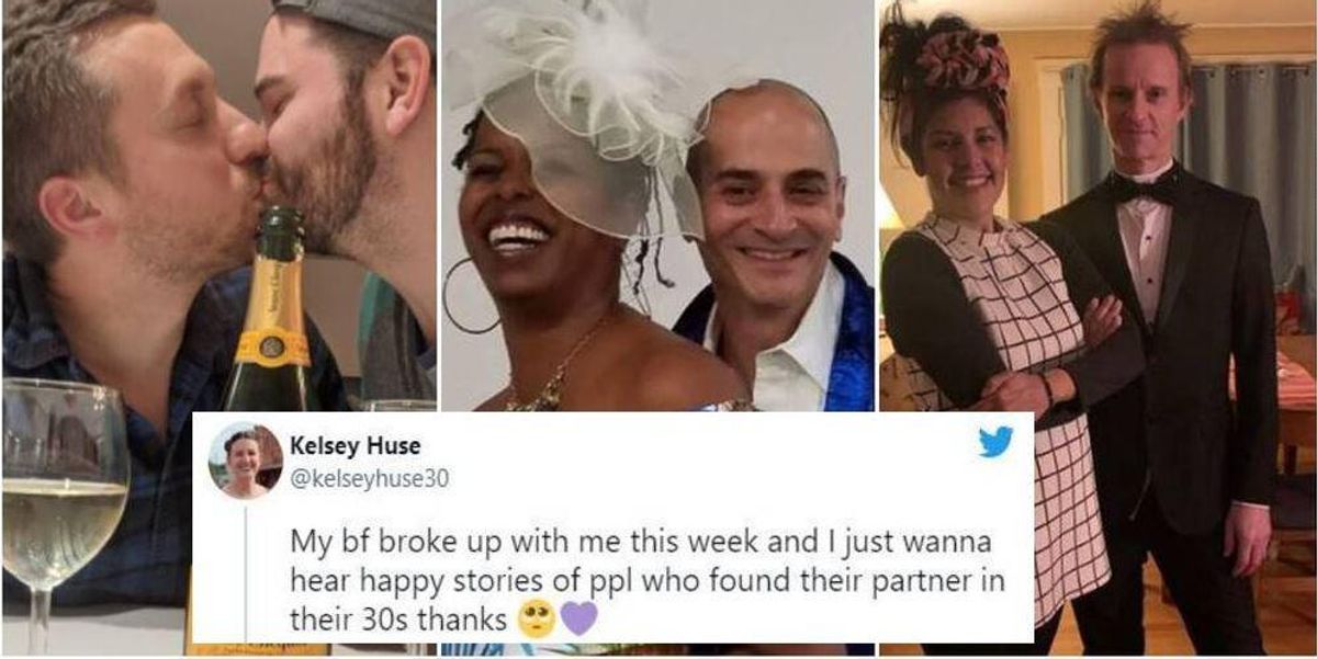 Recently dumped woman finds support from people who found love after 30