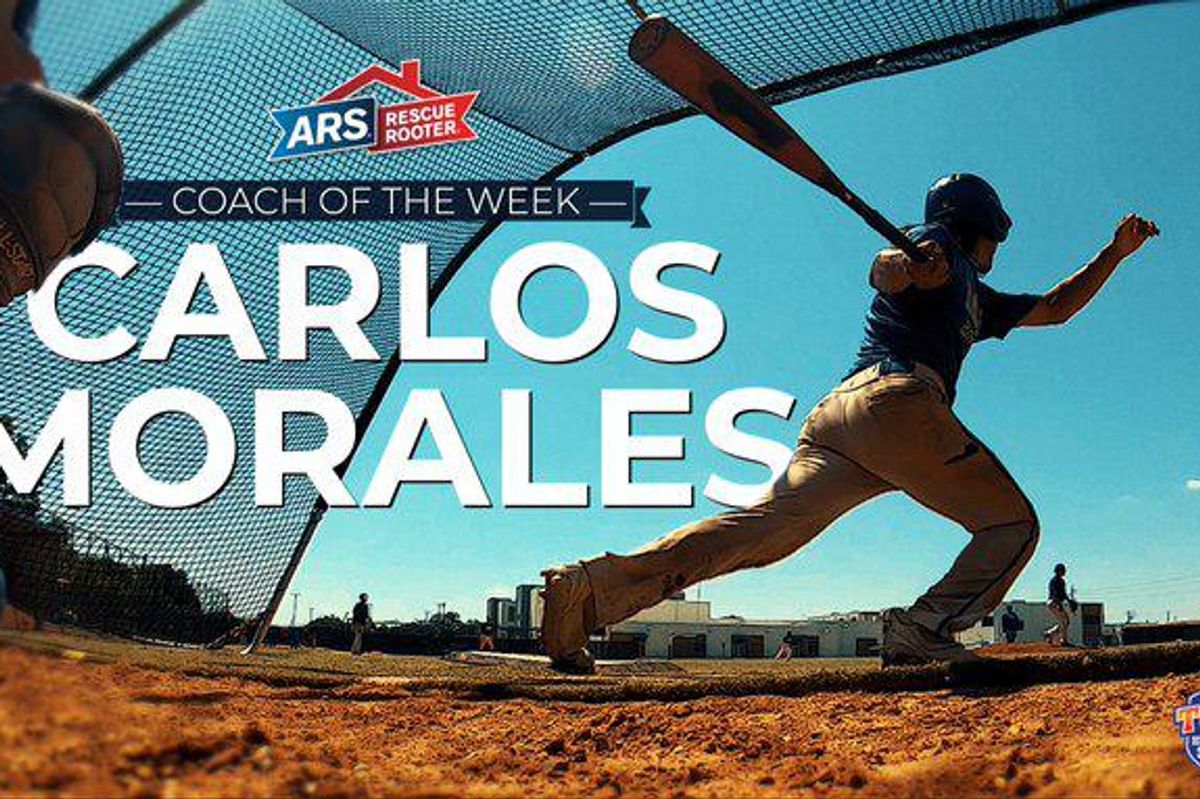 ARS Coach of the Week: Head Coach Carlos Morales of Milby Baseball
