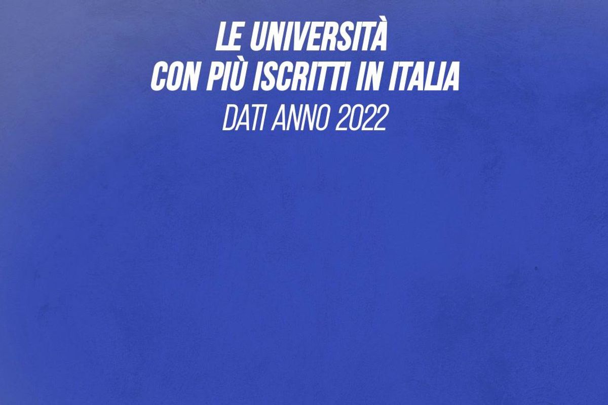 Le università con più iscritti in Italia