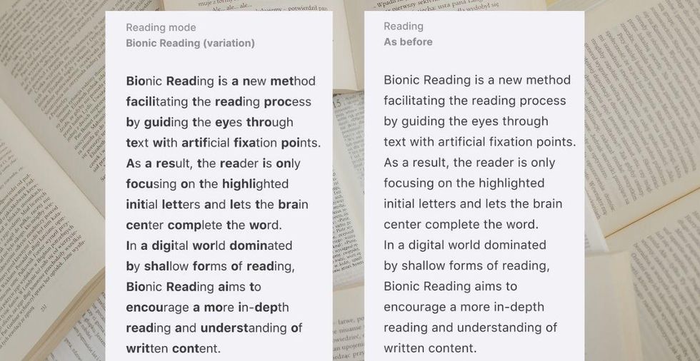 People are raving about how much easier it is to read with 'bionic reading' font