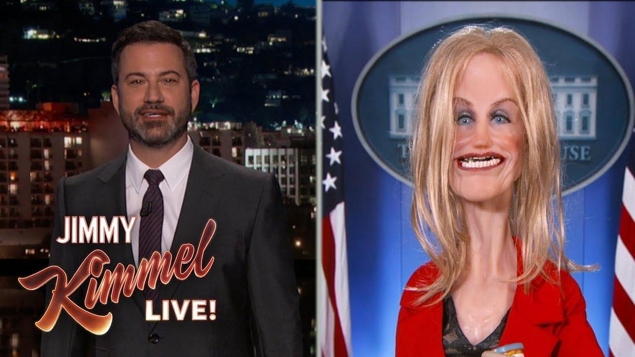 Endorse This! Kimmel Tweaks Kellyanne's Very Awkward New Book