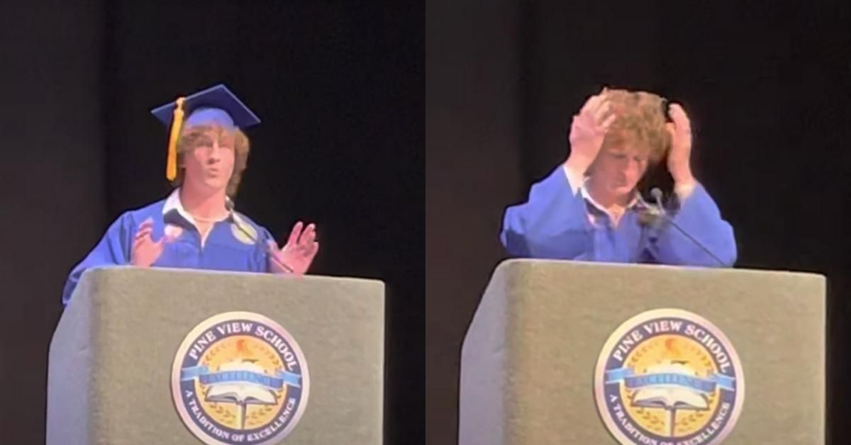 Florida Teen Uses His 'Curly Hair' As A Euphemism For Being Gay In Defiant Graduation Speech