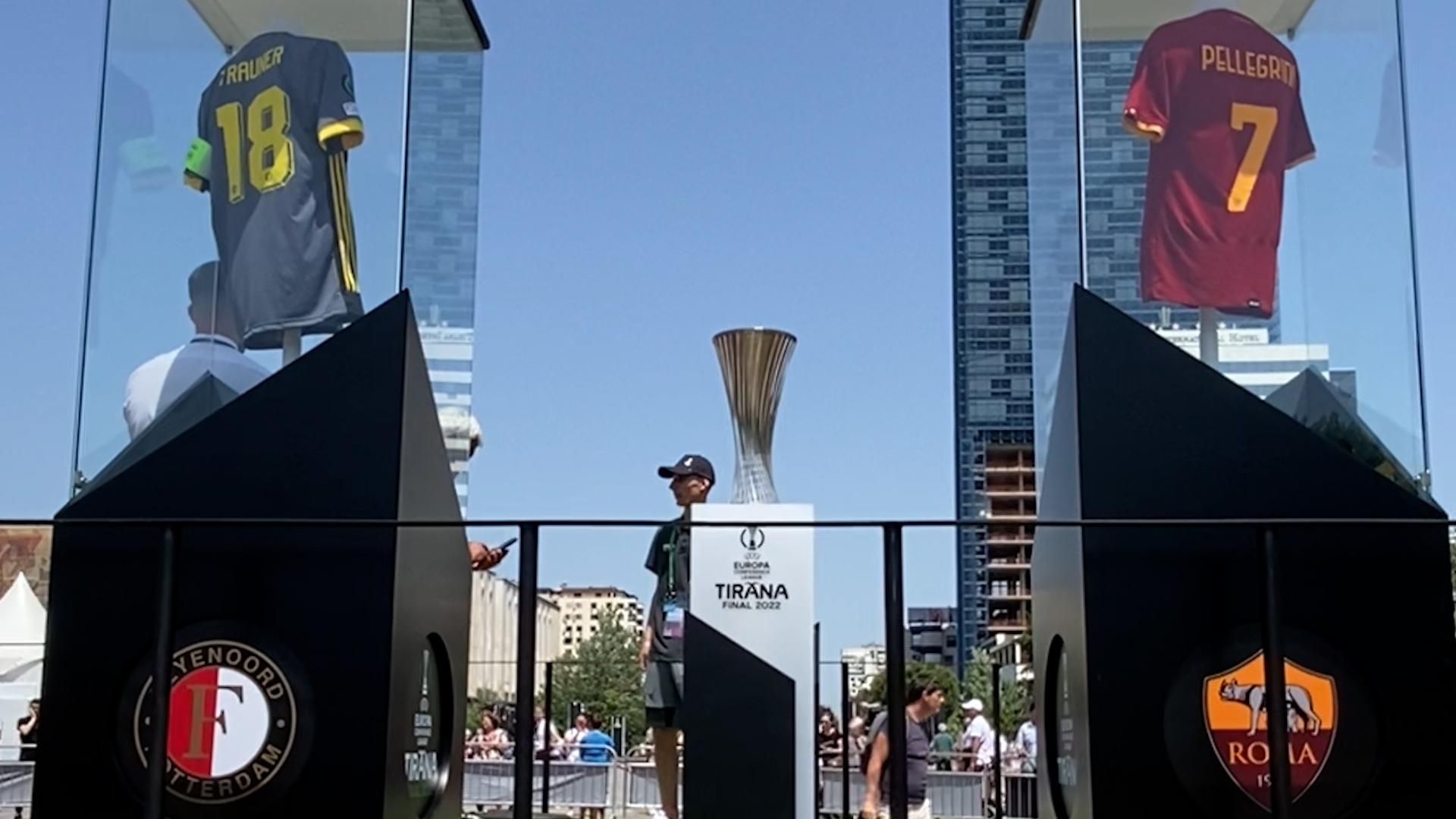 Tirana invasa da 50.000 tifosi per la finale di Conference League