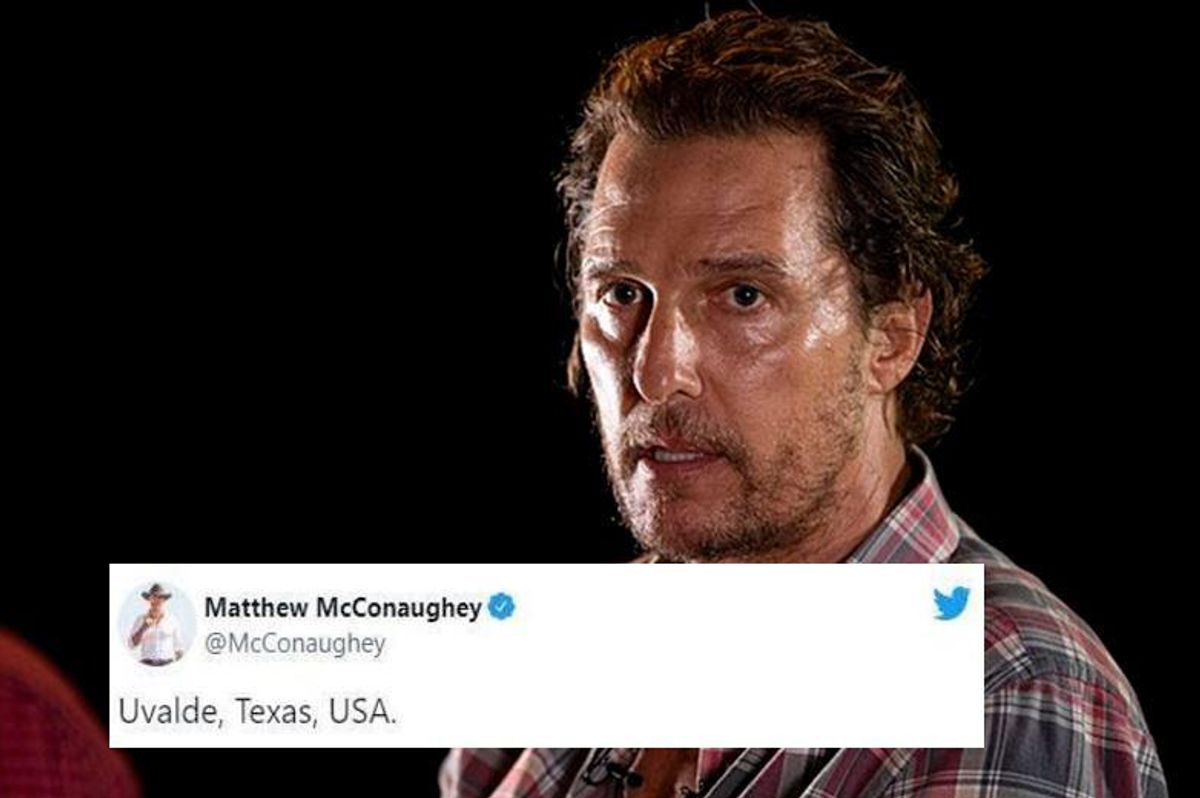 uvalde texas, uvalde shooting, matthew mcconaughey