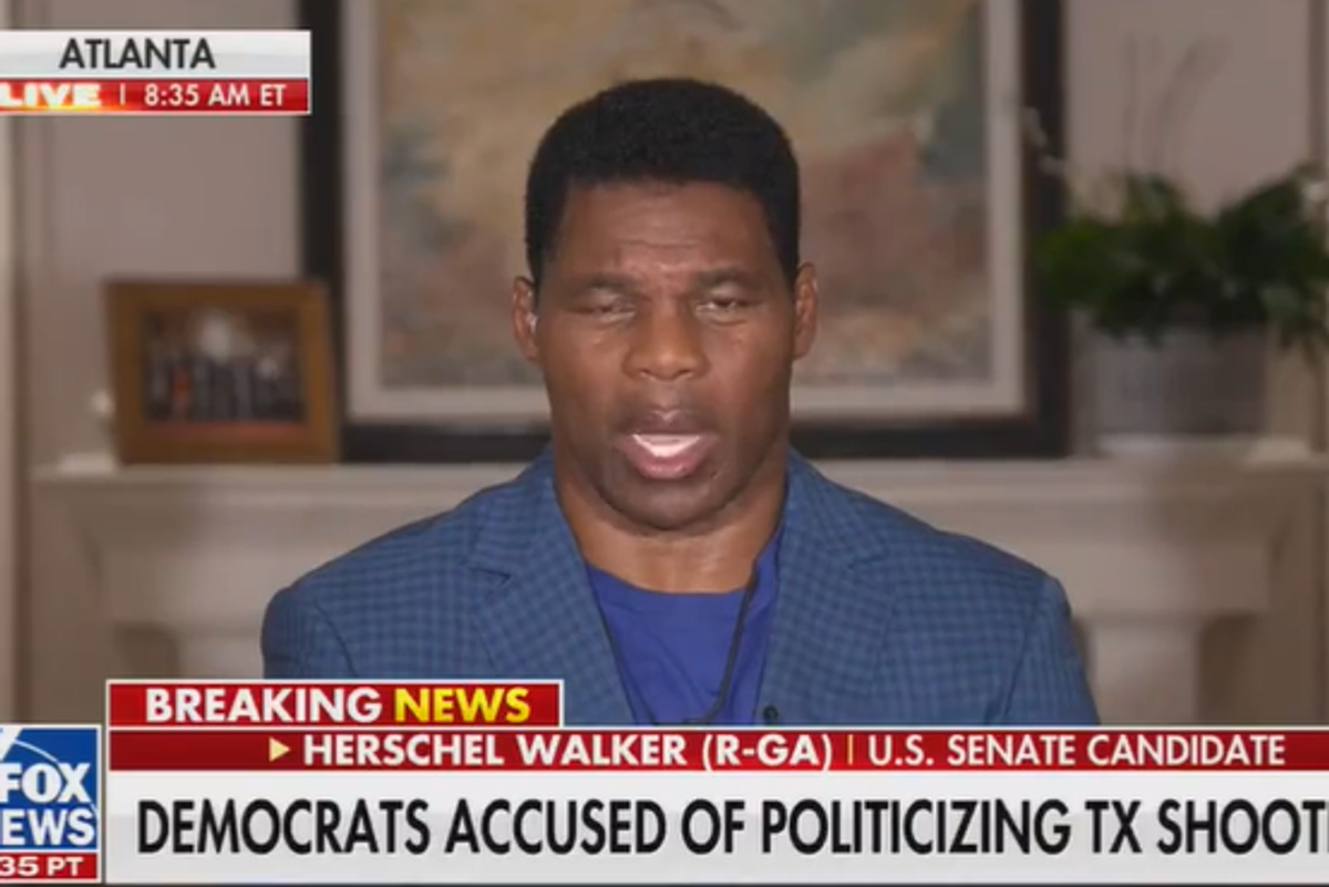Herschel Walker Will Stop Mass Shootings With Department Of Looking At Young Men Who Are Looking At Young Women Who Are Looking At Social Media