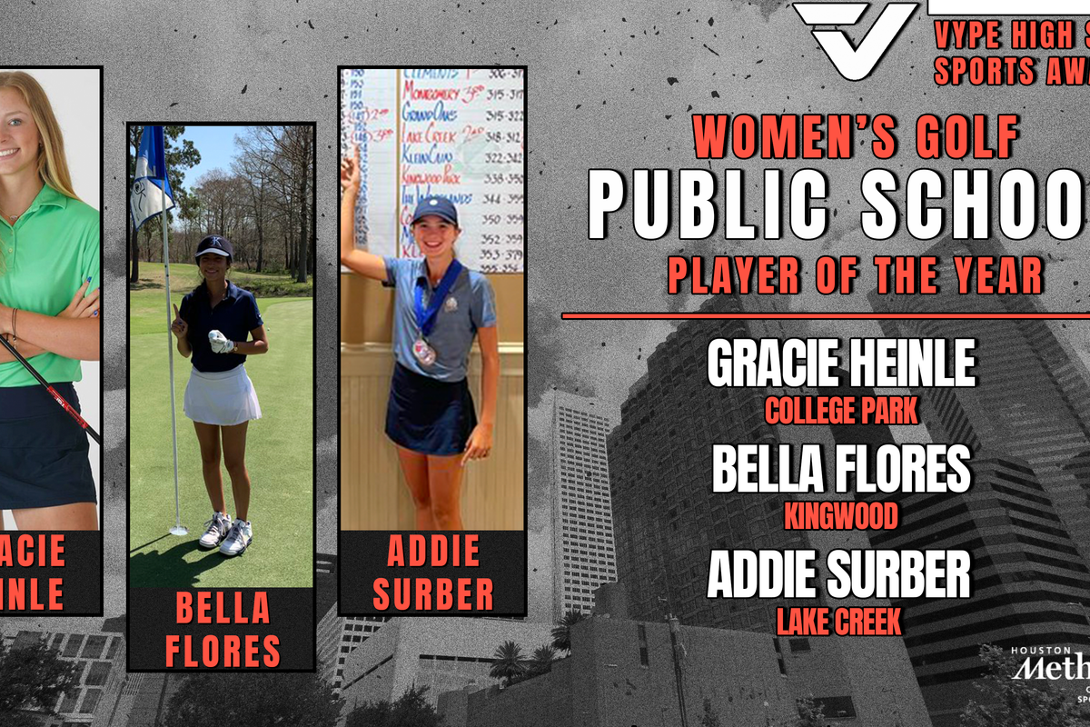 VYPE AWARDS: Public School Boys and Girls Golf presented by Houston Methodist Orthopedics & Sports Medicine