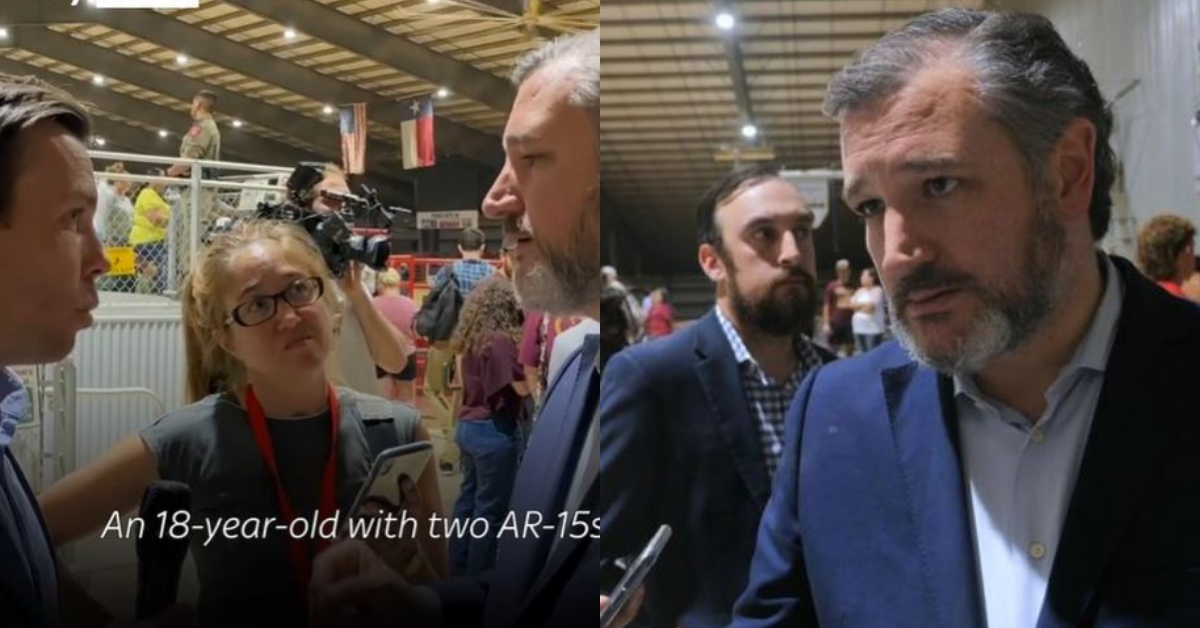 Ted Cruz Awkwardly Storms Off After British Journalist Asks Why School Shootings Only Happen In America