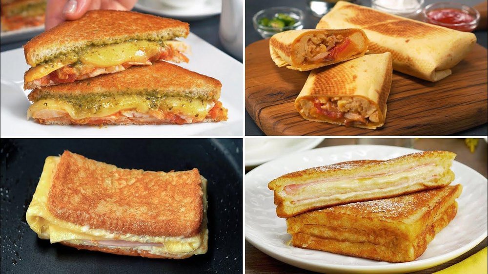 Must Try! 4 Super Tasty HOT SANDWICHES || Delicious Breakfast/Brunch Ways.