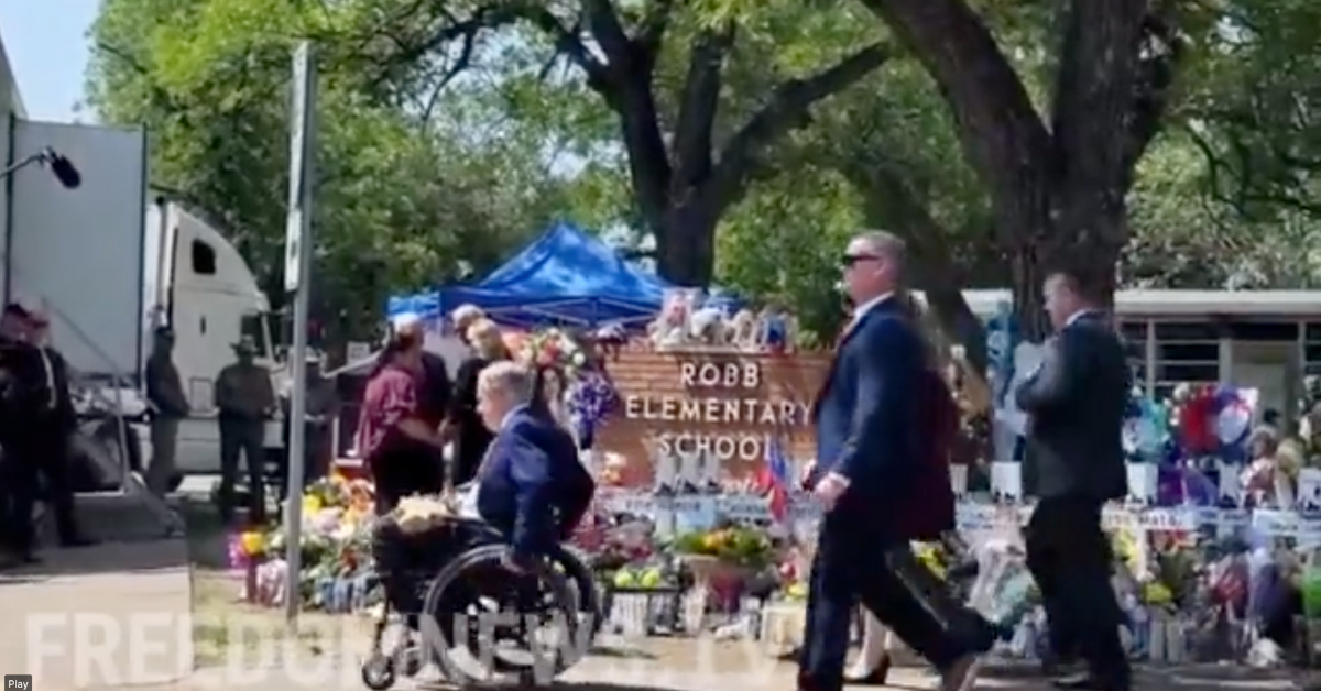 Texas Gov. Greg Abbott Loudly Booed By Crowd As He Arrives At Uvalde Shooting Memorial