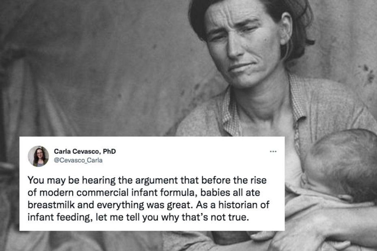 Historian of infant feeding debunks myths about how babies ate in the pre-formula days