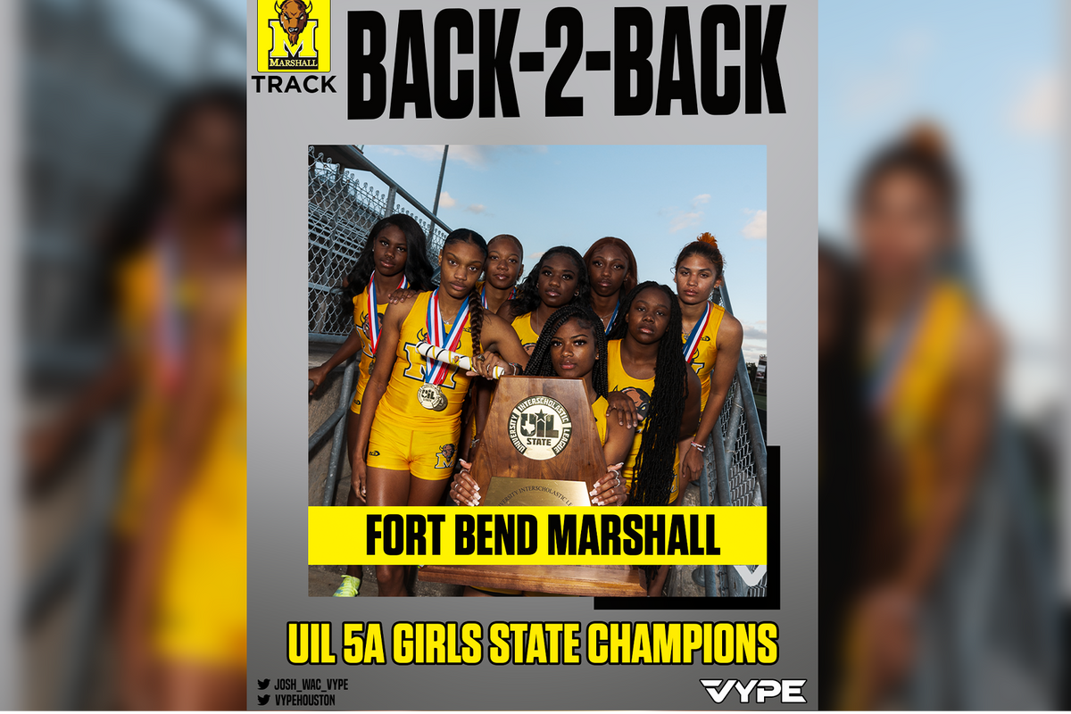 BREAKING: Fort Bend Marshall girls track & field team wins Back-To-Back Class 5A State Championship