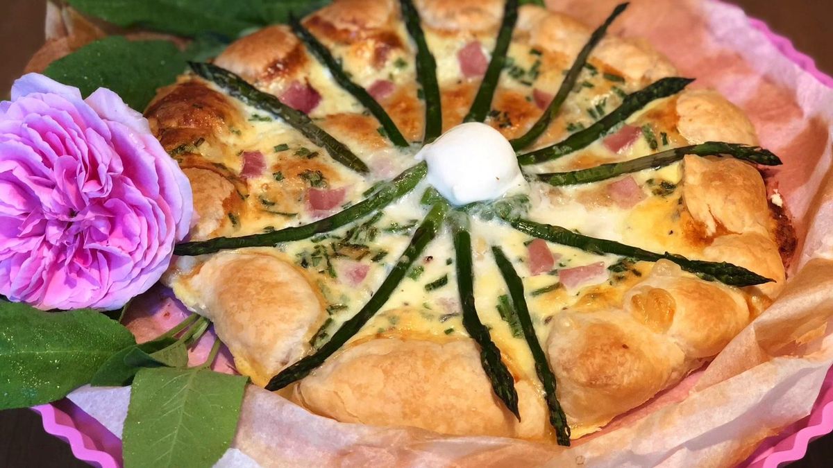 Cuciniamo insieme: torta sole&sale agli asparagi