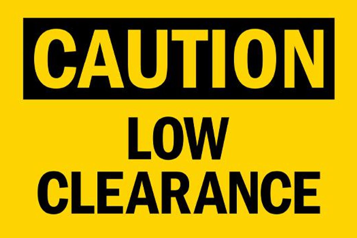 Preventing Low Clearance Accidents on Your DIY Move