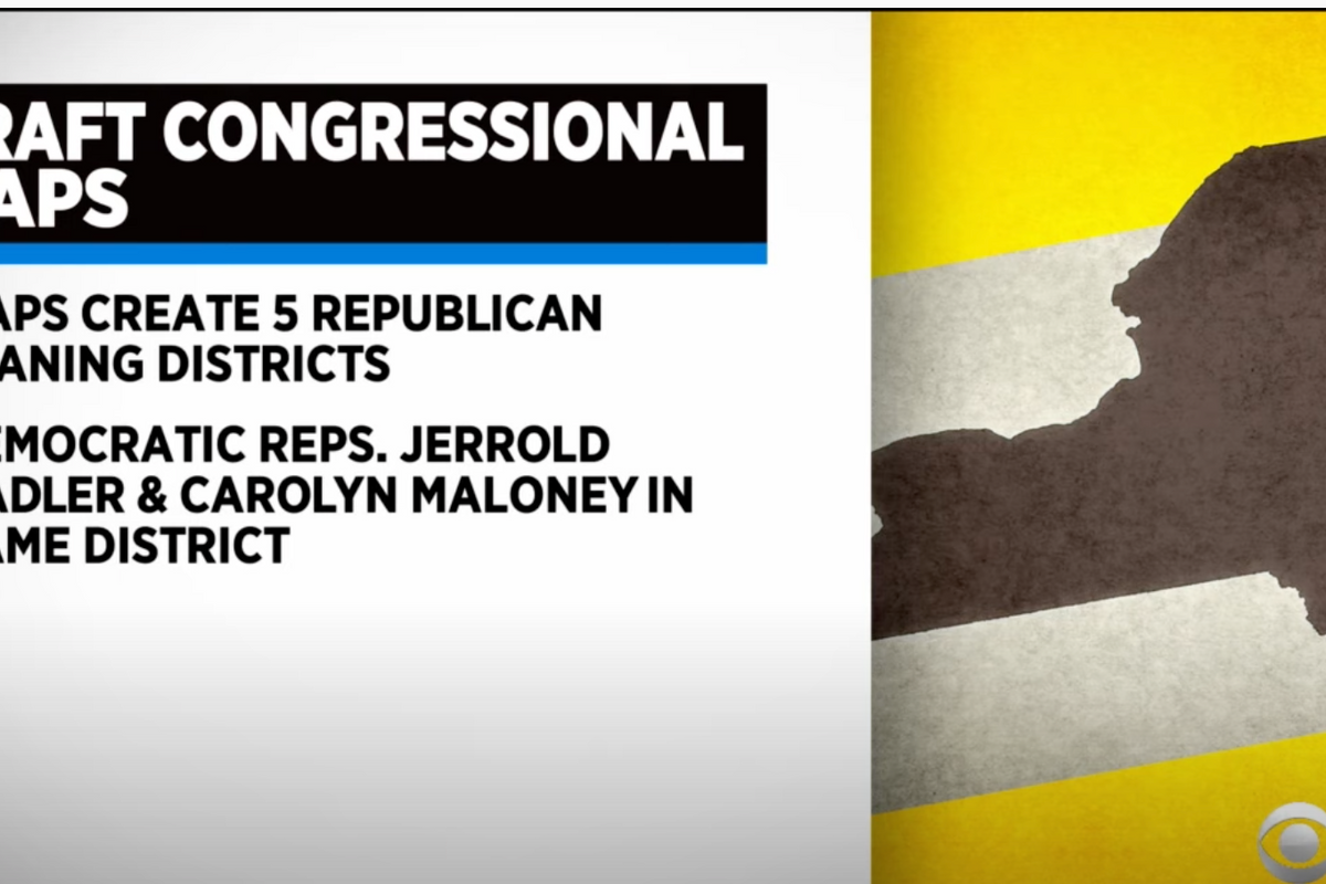 New Draft NY Congressional Maps Give Gerrymandered Middle Finger To Democrats