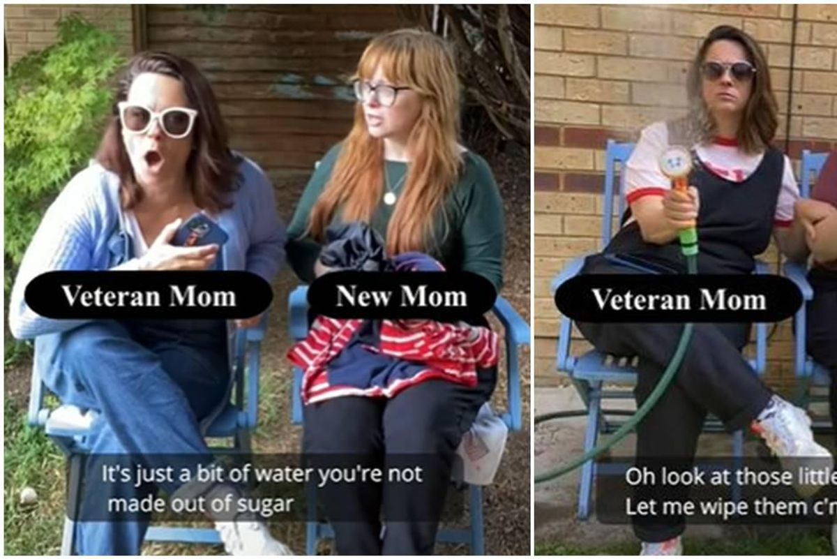mom tiktok, experienced mom, new moms