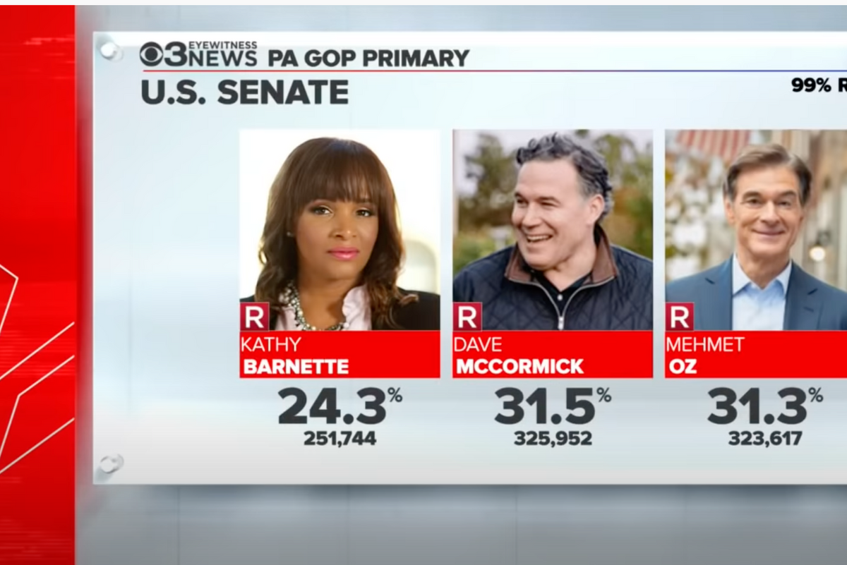 PA Primary Recap: Too Close To Tell Which A-Hole Running Against Democrat John Fetterman