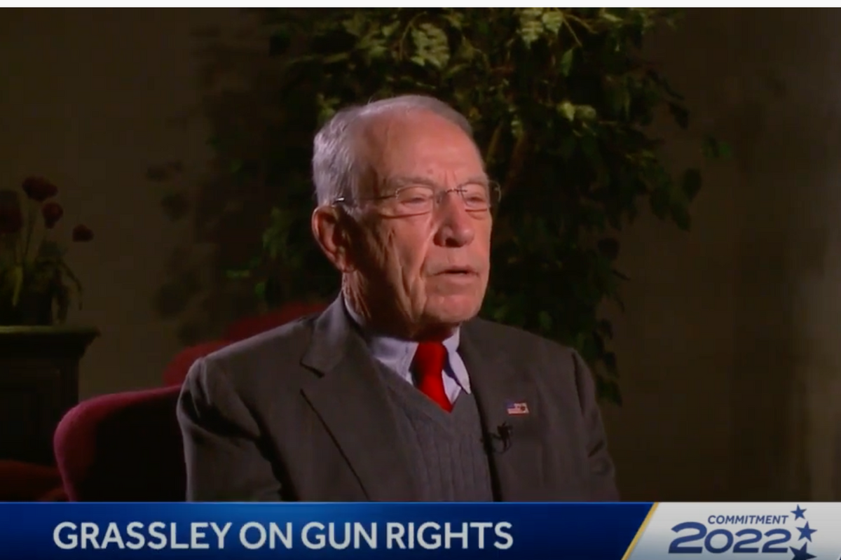 Chuck Grassley Pretty Sure He Heard Black Guy On TV Repeat Same NRA Talking Points He’s Made Himself