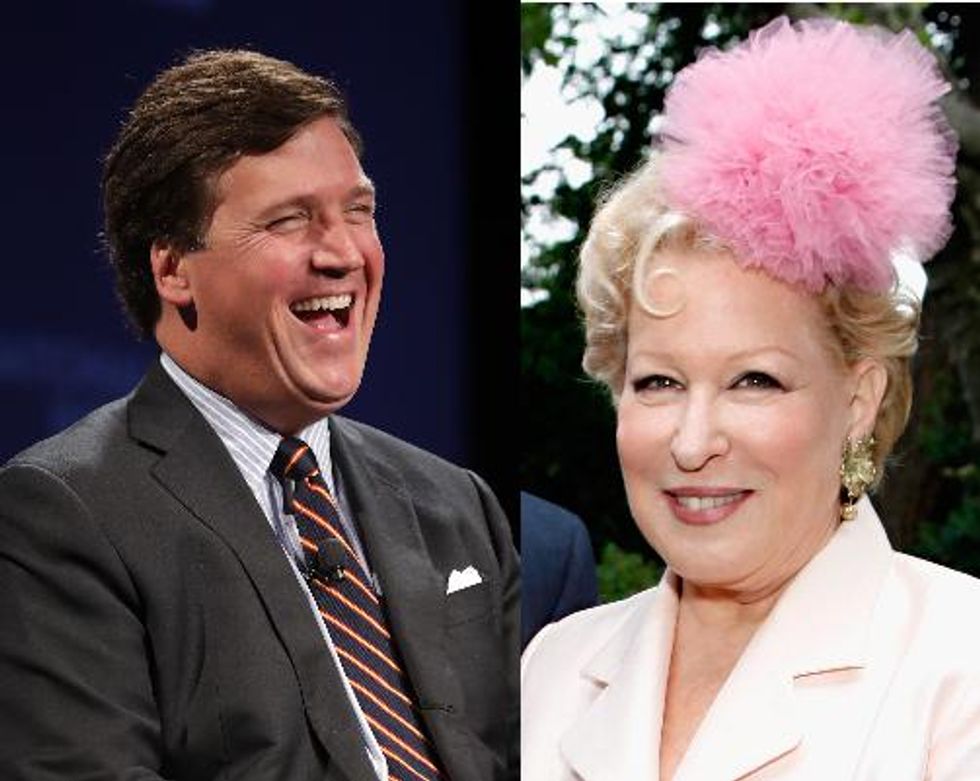Bette Midler demands Tucker Carlson and Newt Gingrich be thrown in jail