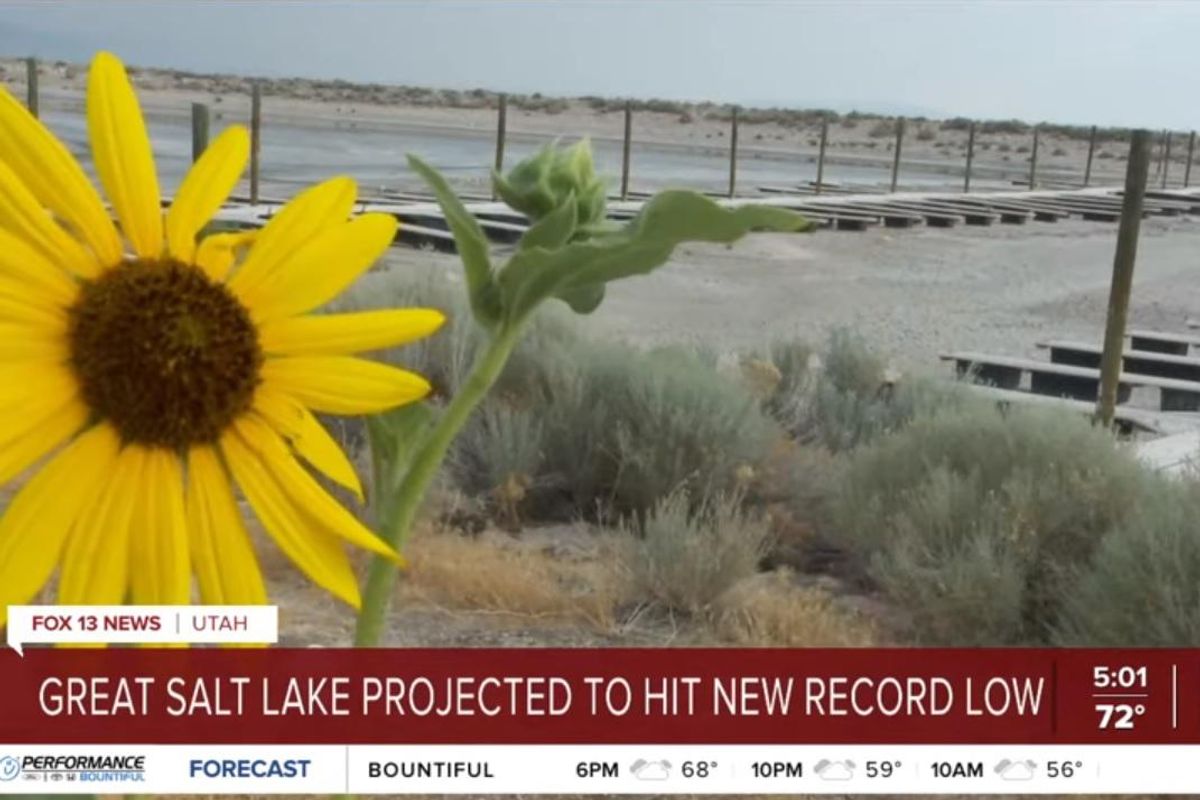 With Great Salt Lake Drying Up, Utah Lege Looks Into Pipeline From Pacific Ocean. Yes Really.