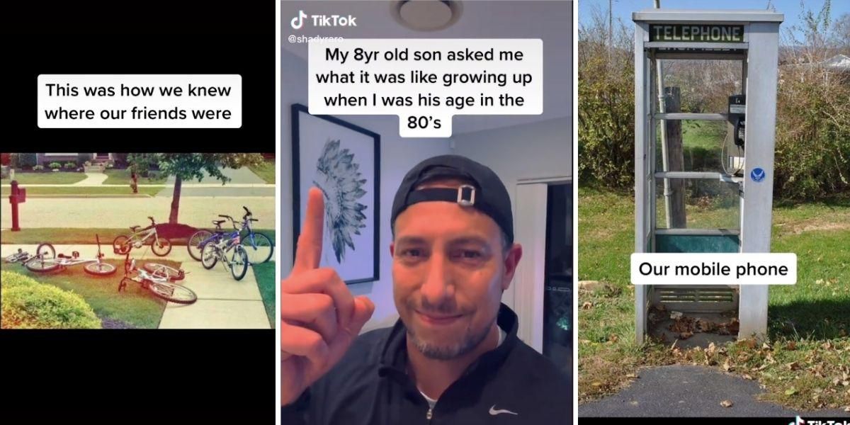 Dad's TikTok for son showing what his 80s childhood was like is total Gen X nostalgia
