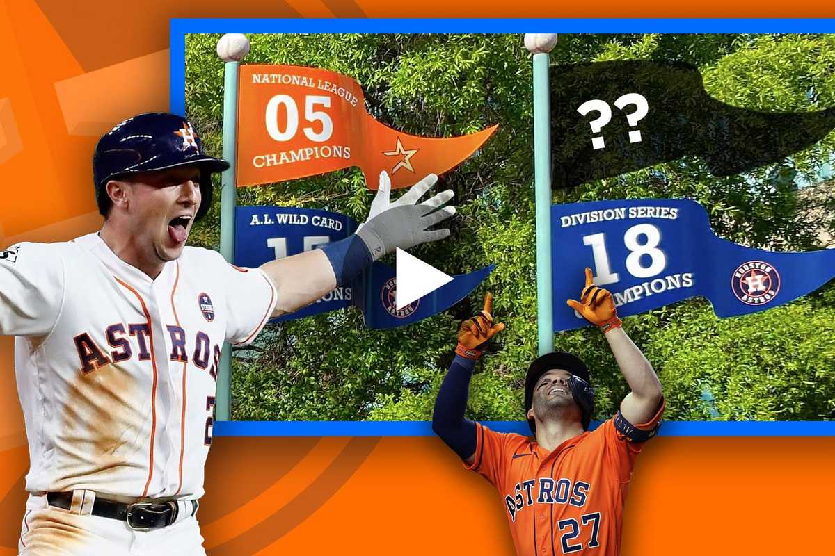 Someone stole the Houston Astros 2017 World Series banner