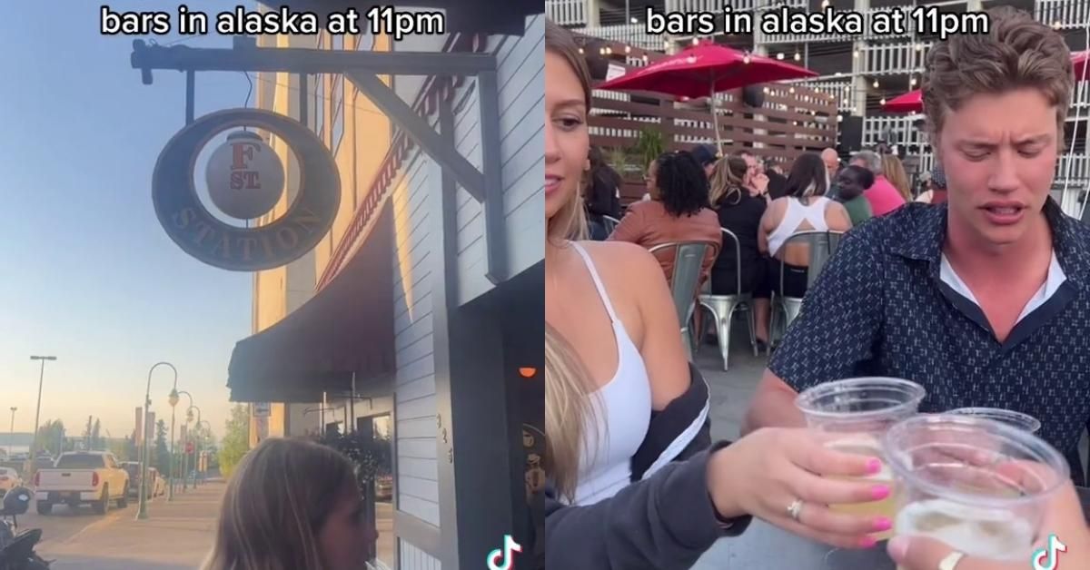 Eye-Opening TikTok Shows What Bars In Alaska Look Like When It's Still Light Out At 11PM