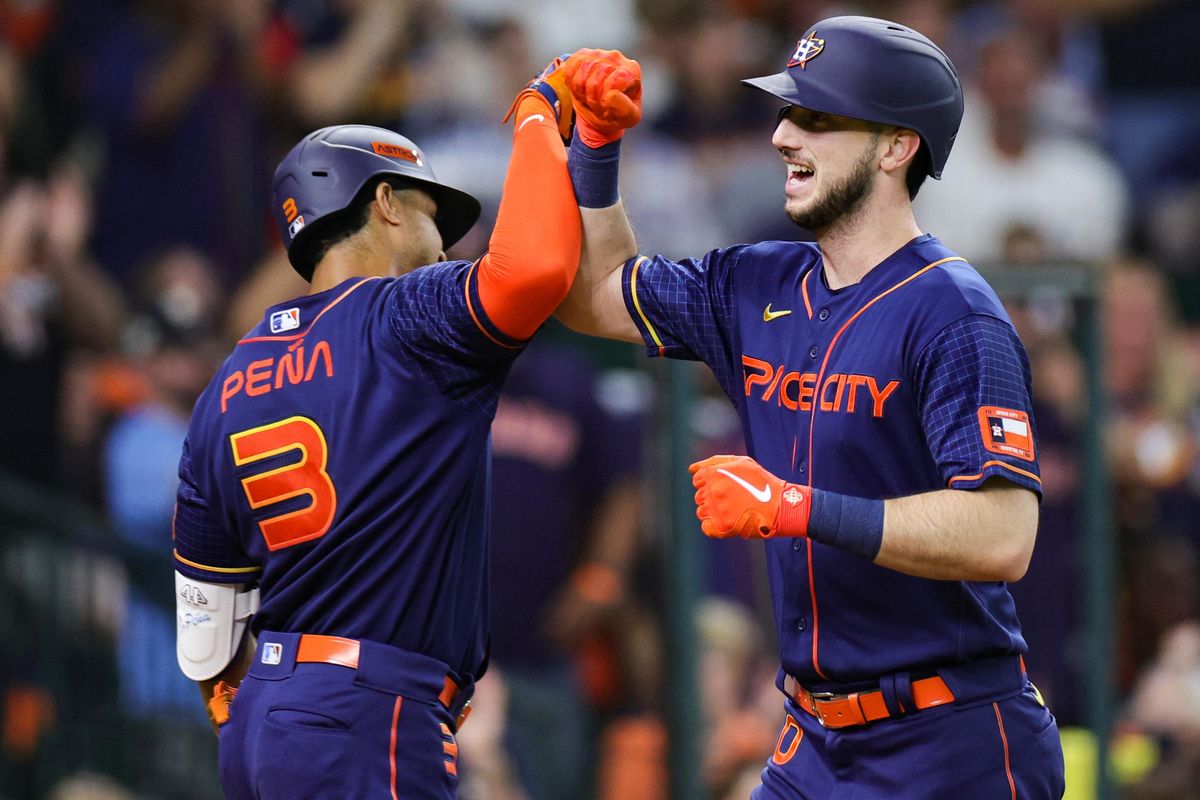 Astros Jeremy Pena, Kyle Tucker