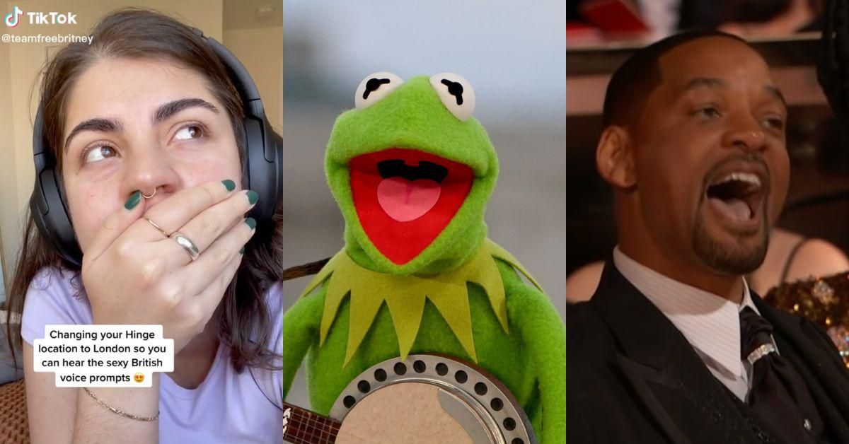 TikToker Floored By Guy On Hinge's Impression Of Kermit The Frog As Will Smith At The Oscars