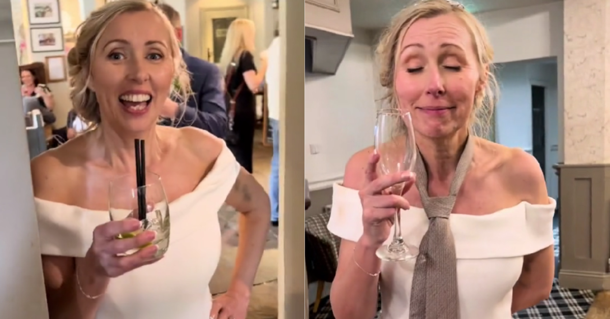 Members Of Wedding Party Document Their First And Last Drinks In Hilarious Viral TikTok