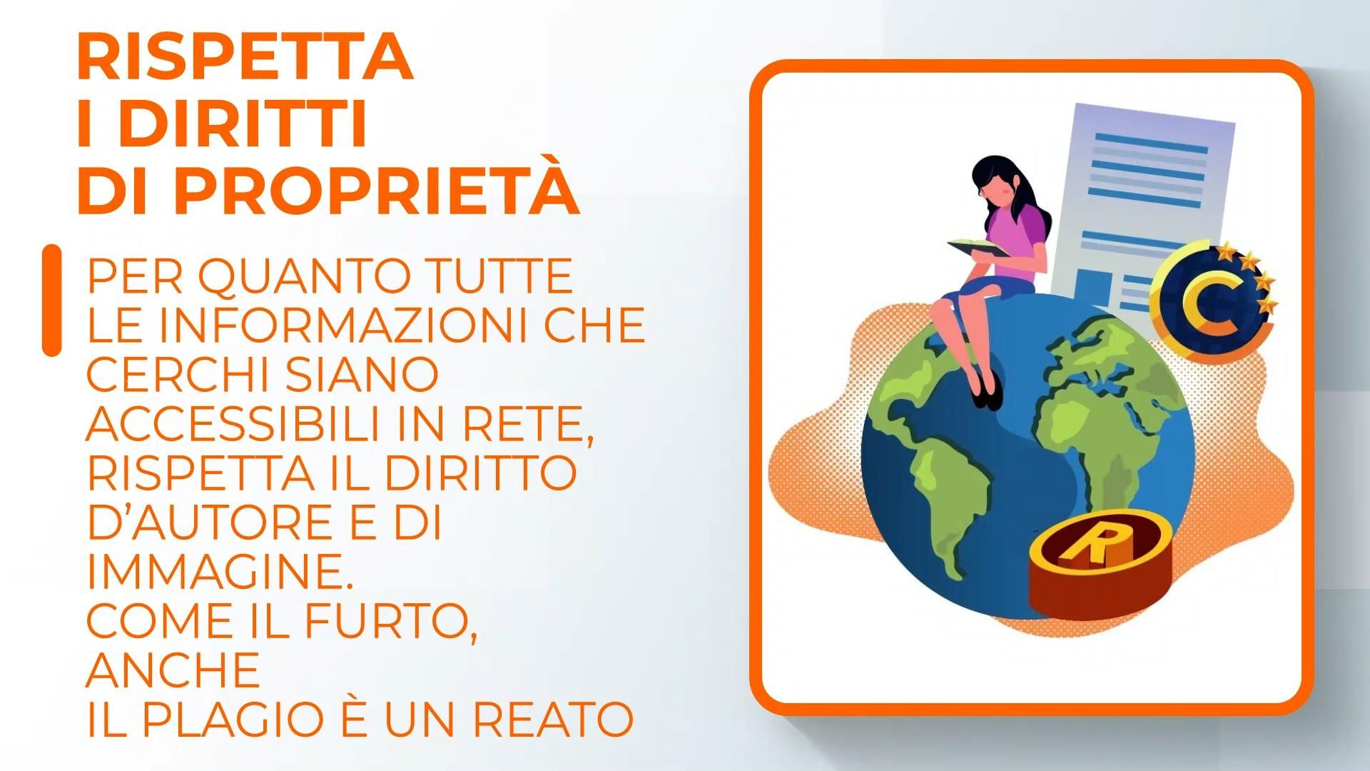 Mini guida al web: non scaricare allegati e rispetta i diritti di proprietà