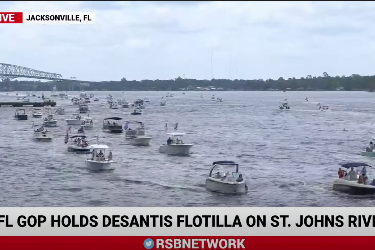 Freedom-Hating Democrats Never Have Fancy Boat Parades For Biden, Says RSBN Anchor