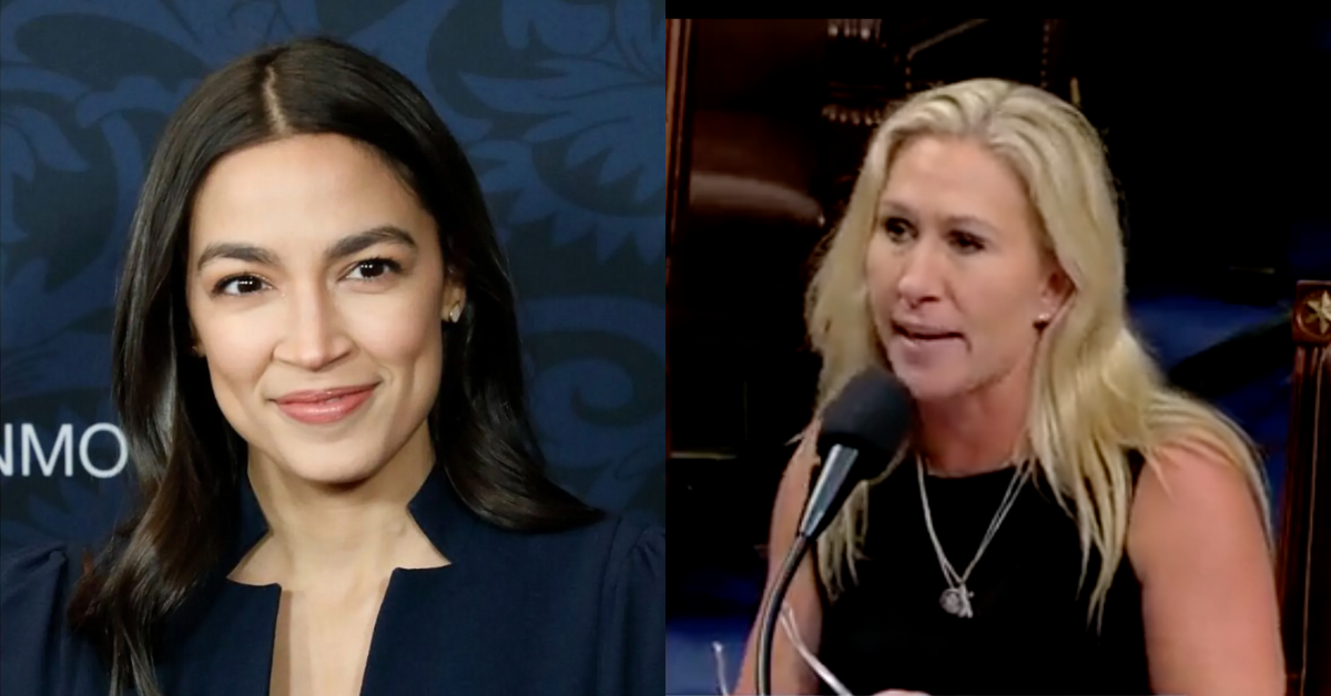 AOC Hilariously Mocks MTG's Verbal Gaffe About Jan. 6 Defendants' Rights Being 'Fragrantly' Violated