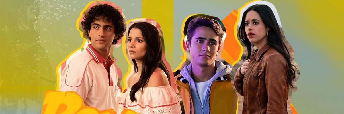 Characters from Latinx Shows: Acapulco, Love Victor and Roswell New Mexico