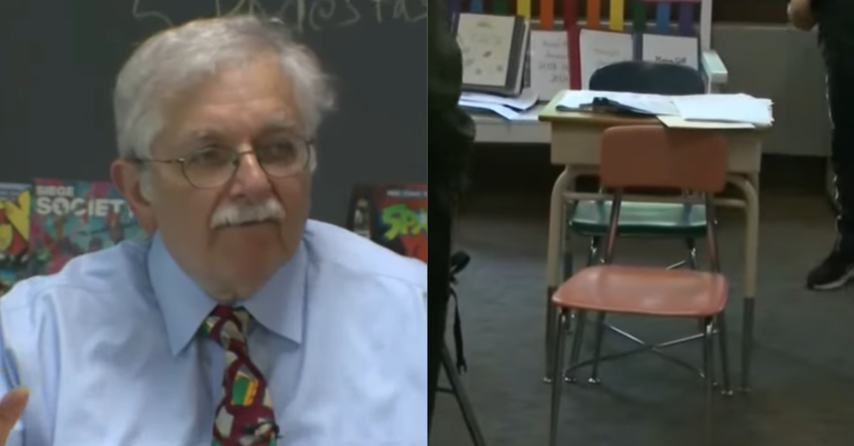 New Jersey Teacher Explains The Emotional Reason He Keeps An Empty Chair In His Classroom