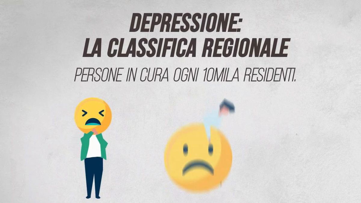Depressione: la classifica regionale