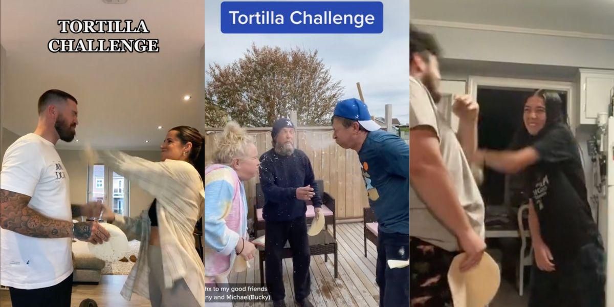 People Are Slapping Each Other With Tortillas In Hilarious Viral TikTok Challenge—And It's Glorious