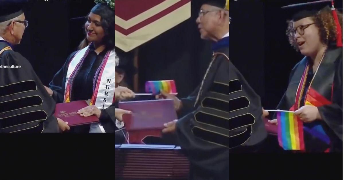 Seattle Grads Protest University's Anti-LGBTQ+ Hiring Policy In Iconic Fashion While Accepting Diplomas