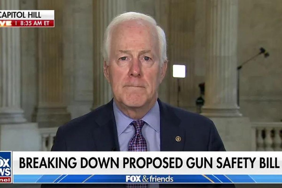 John Cornyn: Wait, Did I Say 'Gun Bill'? Pretty Sure I Said 'Guns Are SWELL'