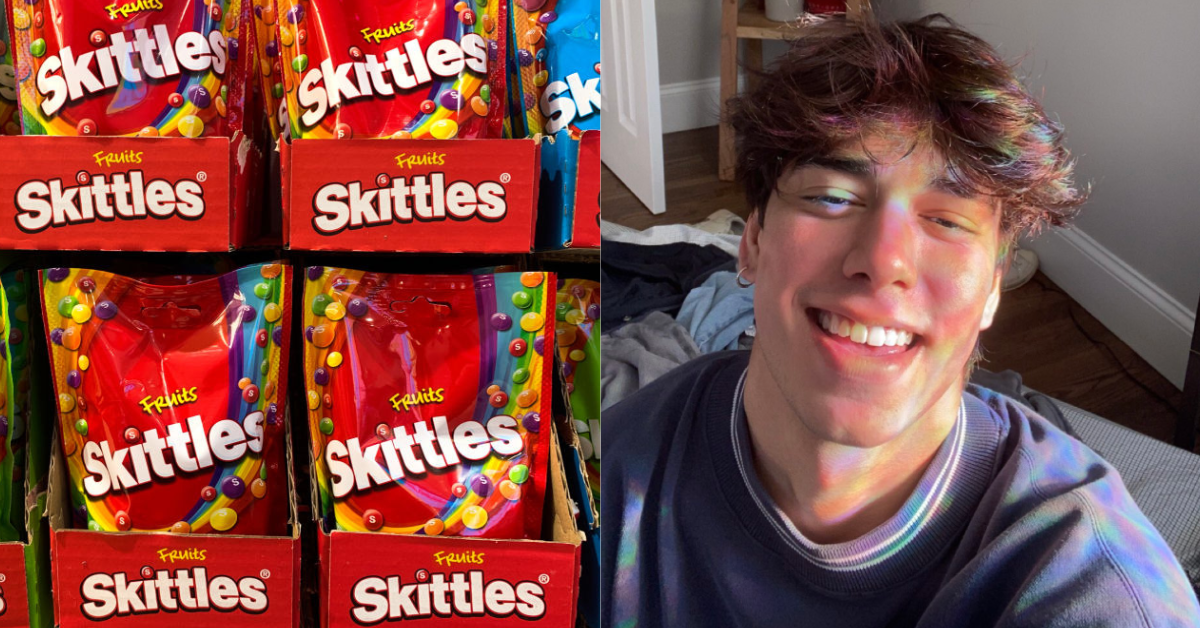 Skittles' Twitter Account Just Liked An OnlyFans Creator's Rainbow D*ck Pic—And Everyone Is Screaming