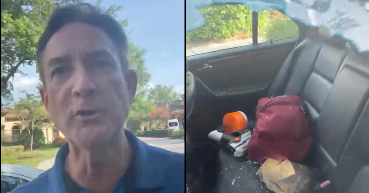 Two White Florida Men Arrested After Hurling Massive Rock Through Window Of Black Teen's Car