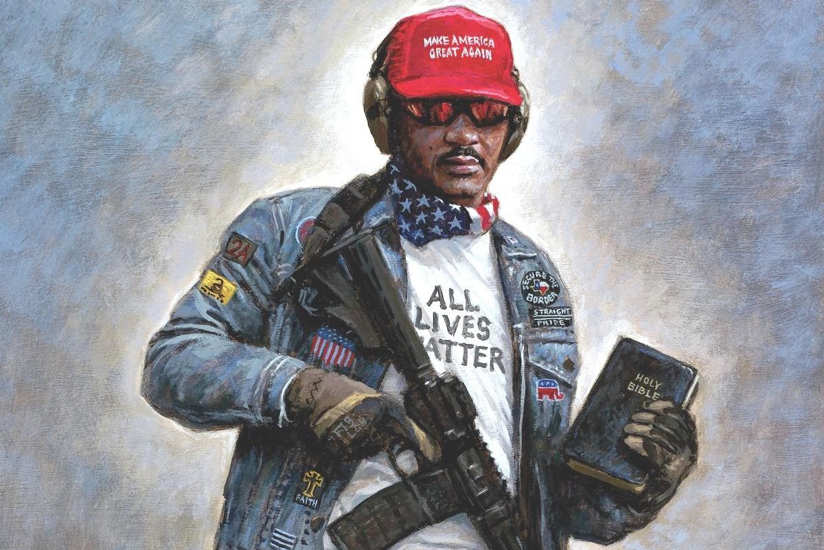 God Help Us, Great American Artist Jon McNaughton Made One Fugly Painting For Dok's 60th Birthday