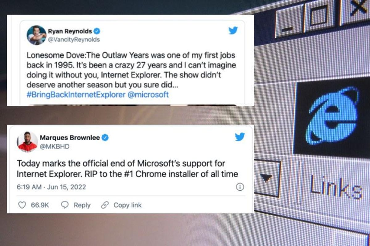 Internet Explorer is being hilariously serenaded after 27 long years of browsing history