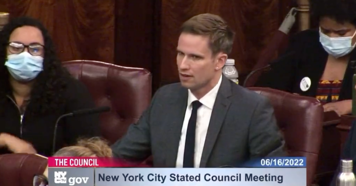 Gay NYC Council Member Perfectly Shames GOP Colleague For Calling LGBTQ+ People 'Groomers'