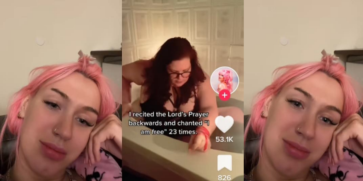 Ex-'Christian Cult' Member Goes Viral After Sharing Her 'Unbaptism' Ritual Video—And TikTok Is Into It