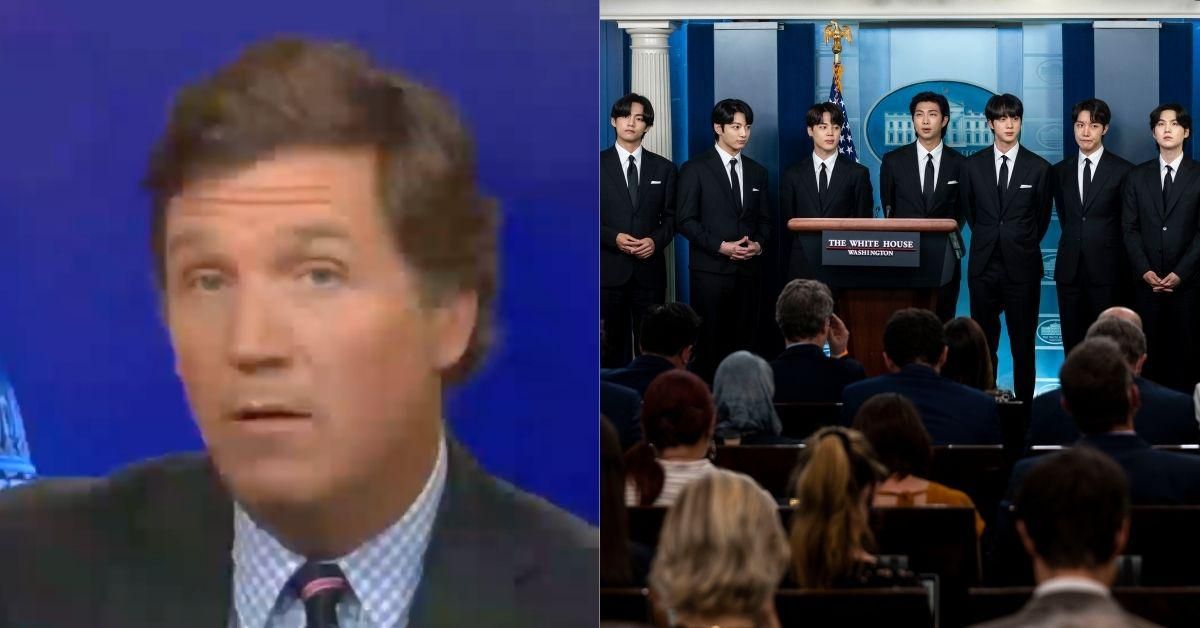Fans Furious After Tucker Carlson Mocks BTS For Speaking Out Against Anti-Asian Hate At The White House